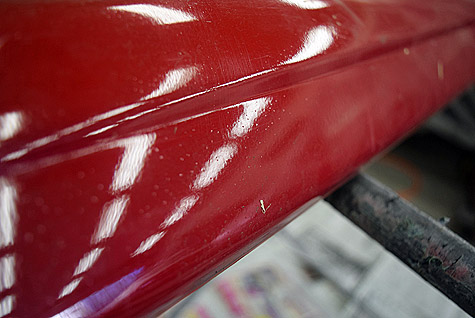 アルファロメオ・145の塗装面の劣化詳細