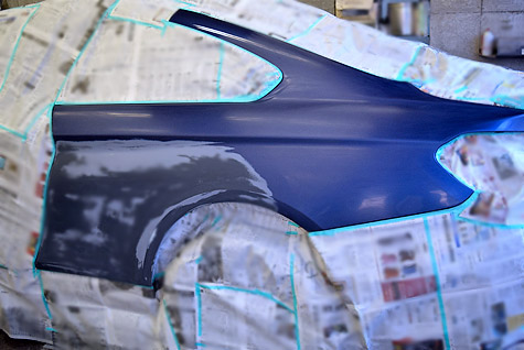 �A���s�i�D4��r�^�[�{�̃y�C���g�O�̏���