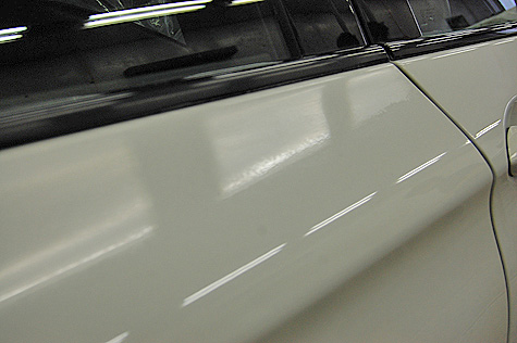 BMW 535i (F10)の悪い塗装例