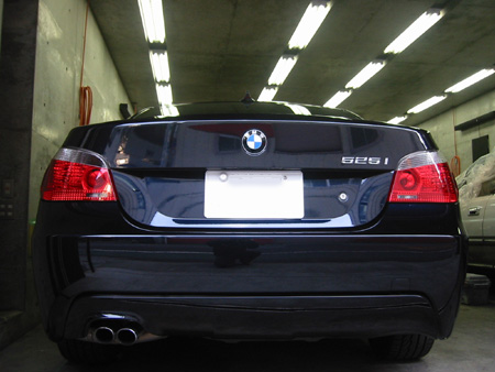 完成した BMW 525i M-sport E60