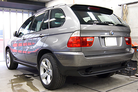 完成した BMW X5 E53