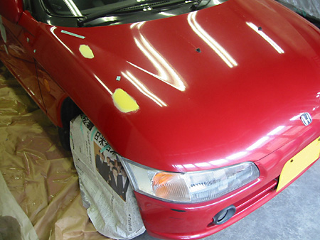 ホンダ ビート Pp1 の全塗装 オールペイント 東京の和光自動車