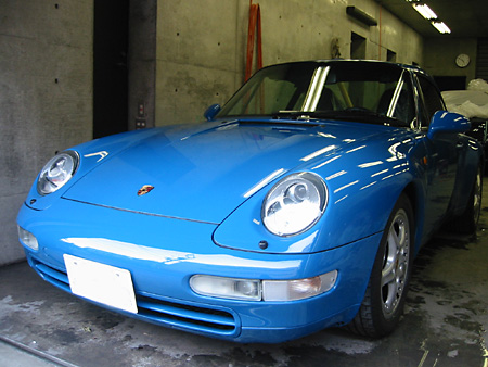 完成した Porsche 911 targa 993